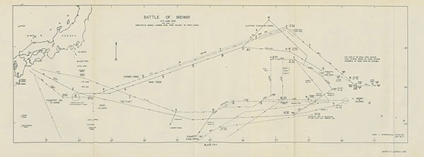 Plate 13-1: Map of Battle of Midway. Plate 13-1: Map of Battle of Midway.